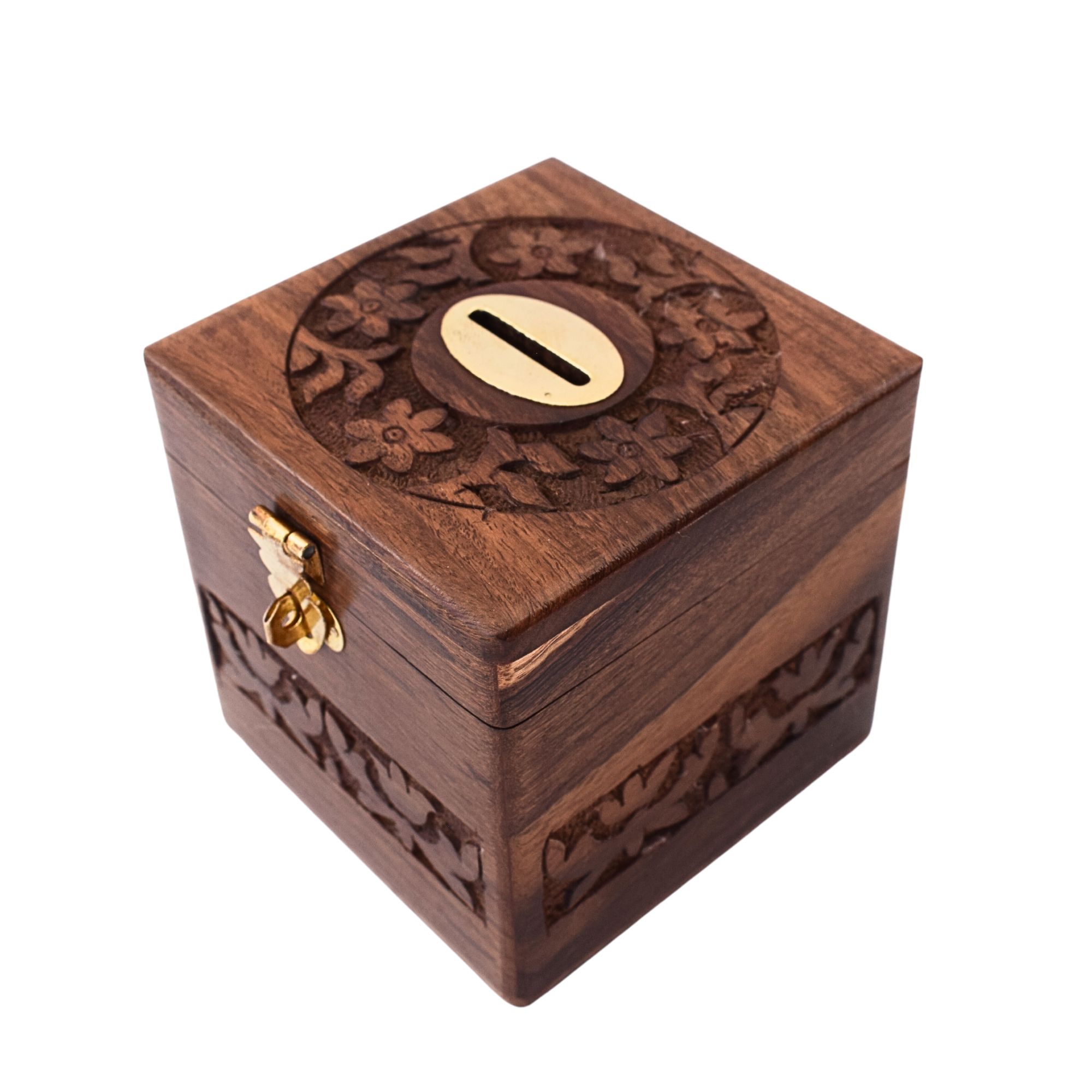 wooden money box