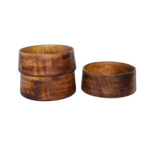 BWL-05 (Listing) Handcrafted Delight: Elevate Your Space with a 5-Inch Round Wooden Bowl from India