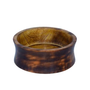 BWL-04 Sustainable Style: Discover the Beauty of Indian Handicrafts with our Mango Wood Bowl