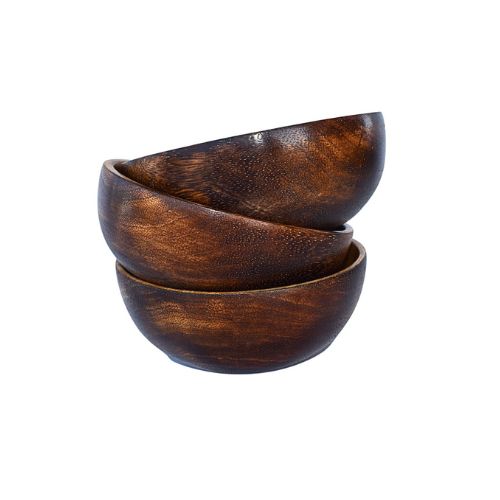 BWL-10 Handcrafted Wooden Multipurpose Bowl: Biscuits, Dry Fruits, and Candle-Making Delight