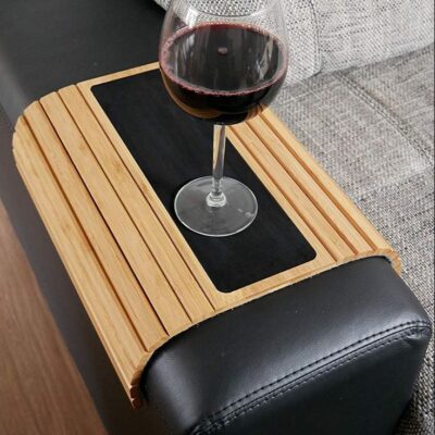 Wholesale sofa armrest tray | Handcrafted wooden foldable sofa armrest tray for Home, Office