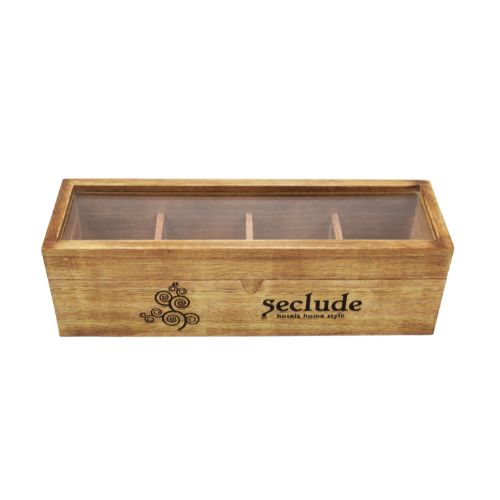 Wooden Tea Storage Box | Wholesale Tea Storage Box with Custom Branding