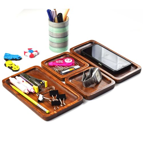 Desk Organizer Set | Wholesale Wood Table organizer set | Trendy organizers