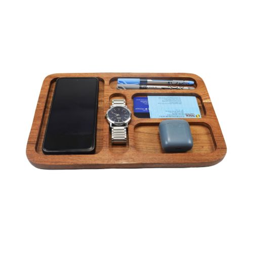 Wooden Table Organizer | Wholesale Wood Desk Organizer for Home, Office, Corporate gifting