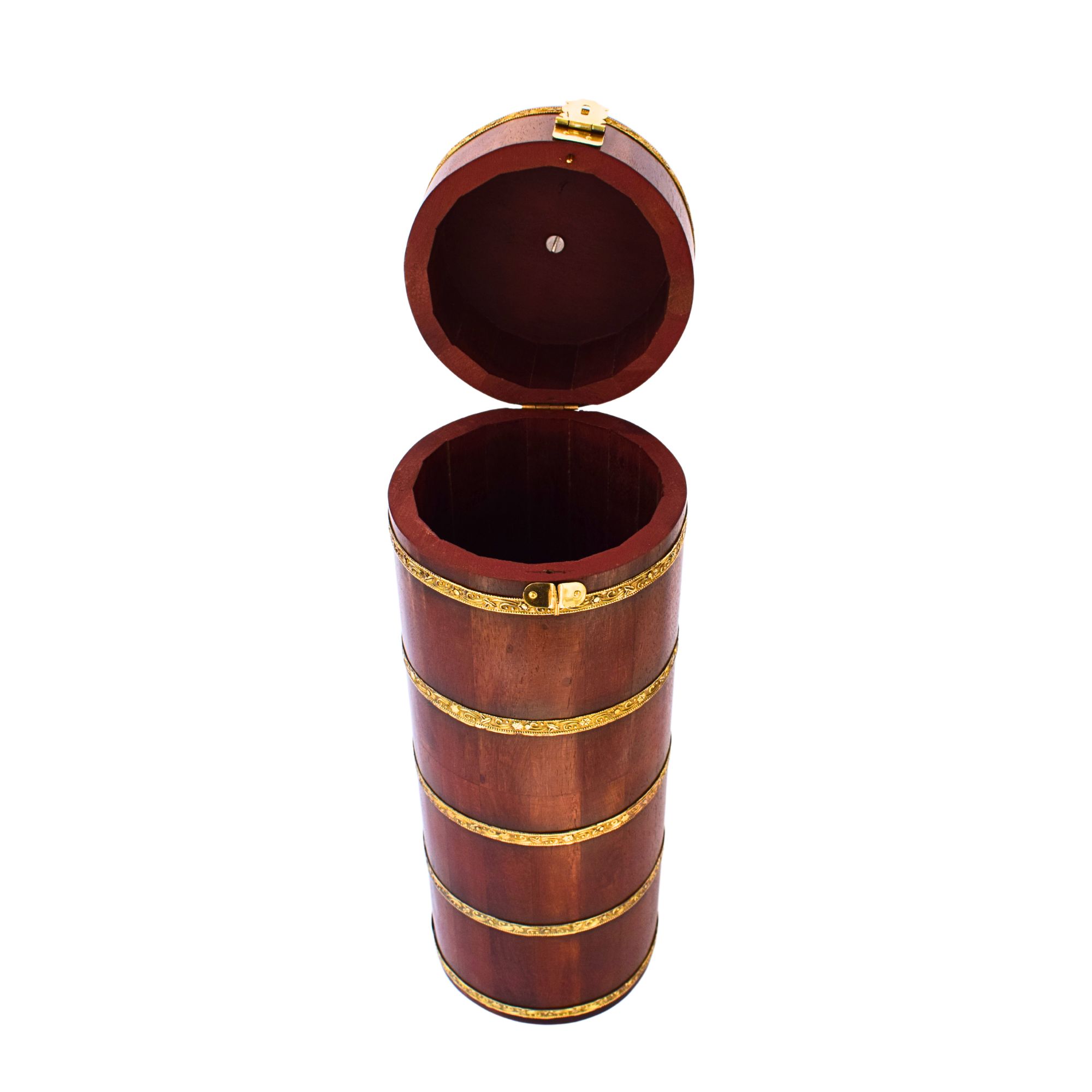 ZA-23 Indian Handcrafted Sheesham Wood Wine Box with Antique Brass Detailing – A Taste of Artisan Elegance (Copy)