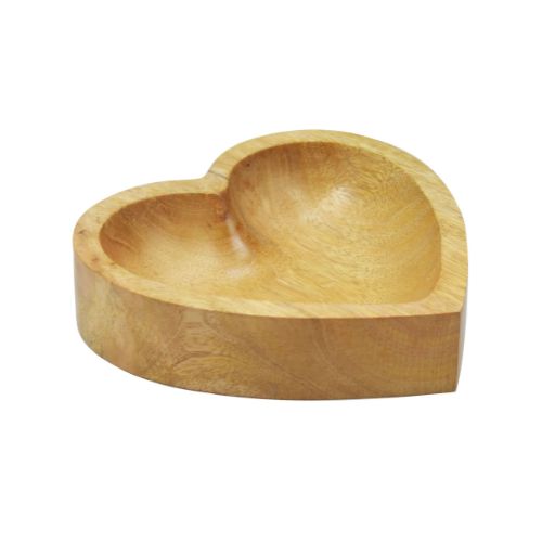 Heart Shaped Wooden Dough Bowl | Wholesale Wooden Dough Bowl | Homedecor