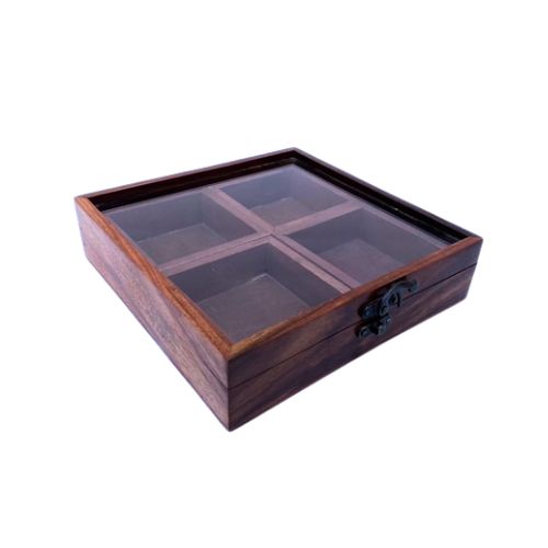 Wholesale Wooden Spice Box | Handcrafted Masala Box